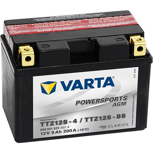 12V/9Ah 200A Varta 509901020 AGM