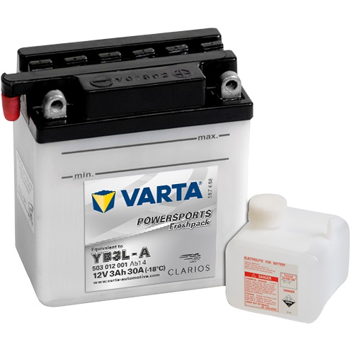 12V/3Ah 10A Varta 503012001