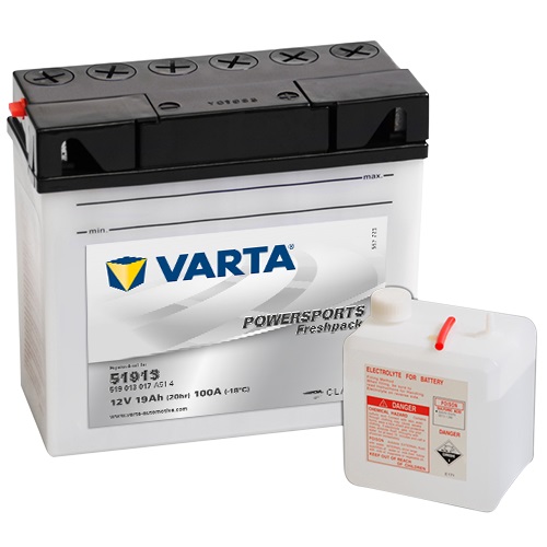 12V/19Ah 170A Varta 519013017