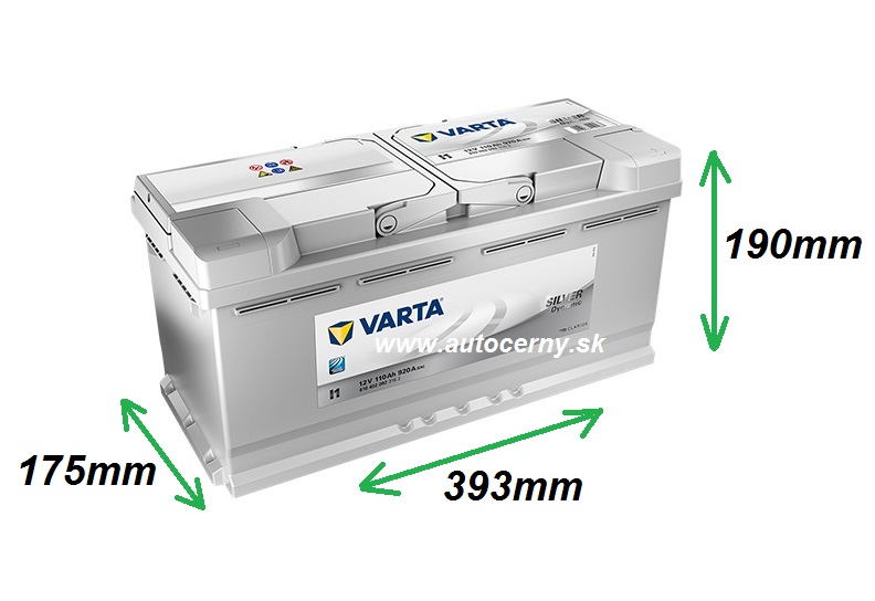 Varta Silver 12V/110Ah - 920A (610402092) I1