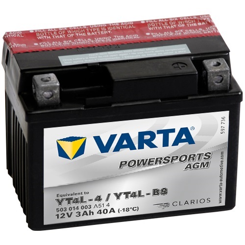 12V/3Ah 30A Varta 503014003 AGM