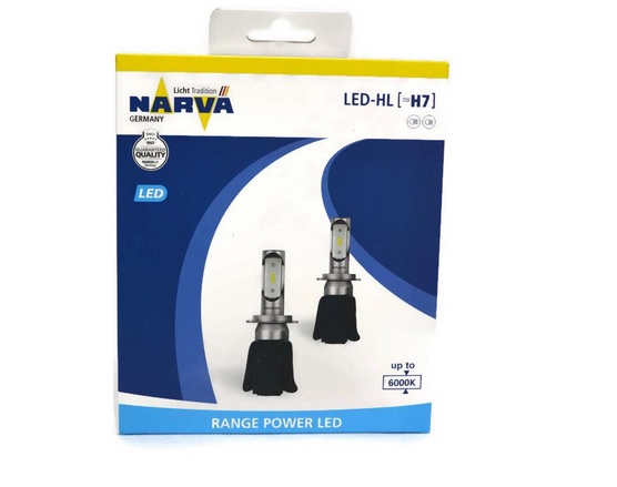 LED H7 Narva 12V 6000K (sada)