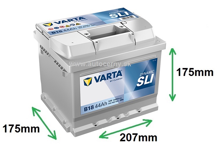 Varta SLI 12V/44Ah - 440A (544402044) B18