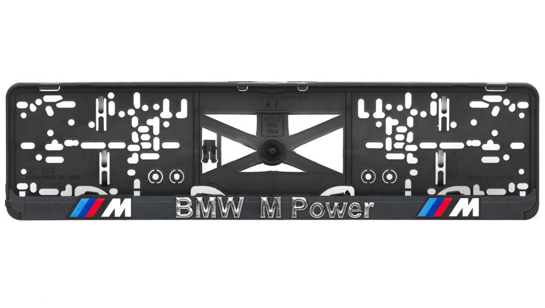 3D Držiak ŠPZ BMW Mpower (2ks)